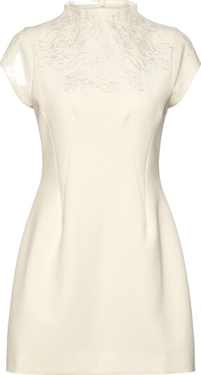 Malina | Bethanny Embroidered Fitted Mini Dress | 44