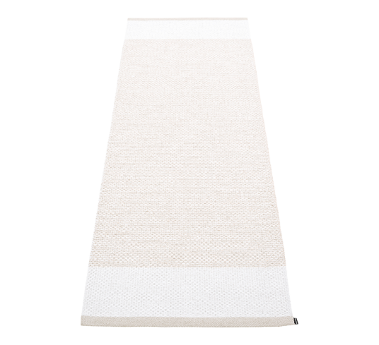 Pappelina Edit matte fossil hvit metallic 85x260 cm