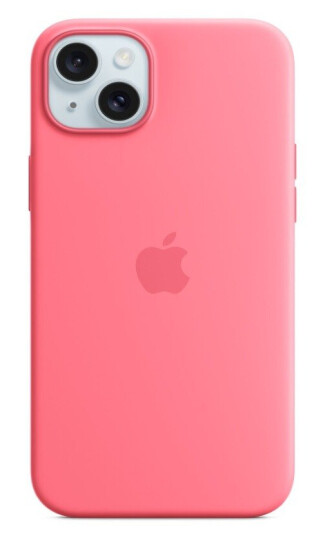 Apple - Beskyttende Deksel For Mobiltelefon - Magsafe-Samsvar - Silikon - Rosa - For Iphone 15 Plus