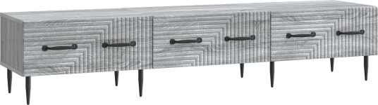 TV skap med skuff Grå sonoma 147 x 34,5 x 30 cm Konstruert tre