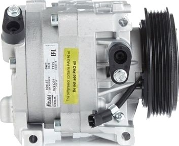 AC kompressor NISSENS 890187