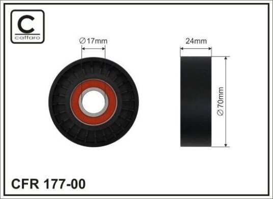 Strammehjul, kilerem CAFFARO 177-00