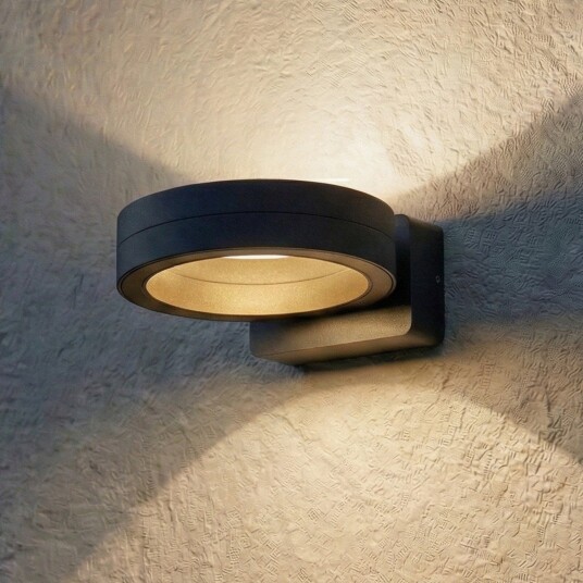 Utelampe Lindby Selviro Svart Balkong Aluminium Moderne 20 10 Svart