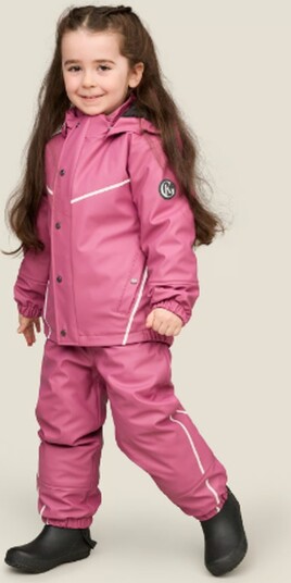 Gullkorn Slush PU Vinter Sett Rosa 134