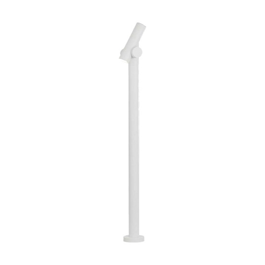 100cm 5,2W dobbelt LED hagelampe IP44 hvit 3000K justerbar lysstråle 100cm høy Kulør : Varm