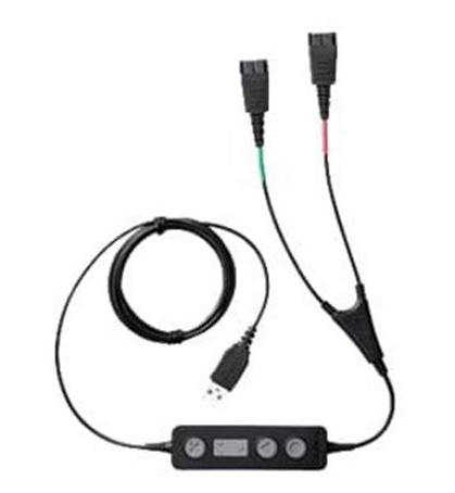 Jabra LINK 265 USB Hodesettadapter 0.178m Svart