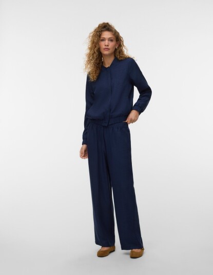 Vero Moda Vmmelaney Ls Straigh Pant Tlr Exp Navy XL