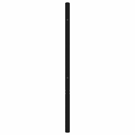 vidaXL Sengegavl i metall svart 150 cm