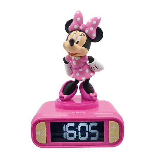 LEXIBOOK Disney Minnie vekkerklokke med 3Dnattlysfigur og spesielle ringetoner LEXIBOOK Disney Minnie vekkerklokke med 3Dnattlysfigur og spesielle ringetoner