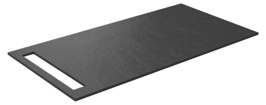 Korsbakken Benkeplate HPL med 1 Håndkleholder Svart / Side 90cm Korsbakken Benkeplate HPL med 1 Håndkleholder Svart / Side 90cm