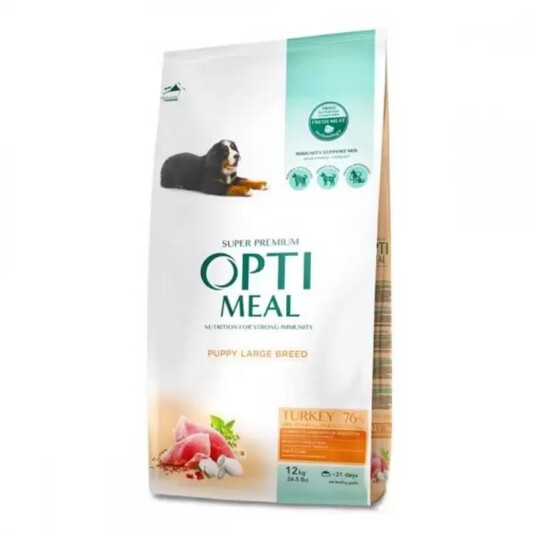 Optimeal Tørrfôr til Valp Store Raser Tyrkia 12 kg Optimeal Tørrfôr til Valp Store Raser Tyrkia 12 kg