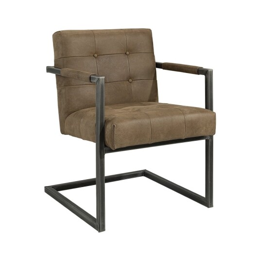 Artwood Jed karmstol Nubuck Brown Artwood