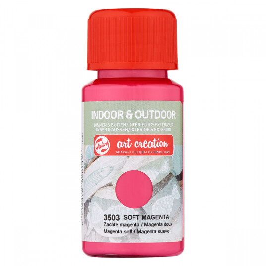 Art Creation Indoor & Outdoor Hobbyfarge 50 ml Shiny Silver