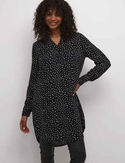 Kaffe Kamarana Shirt Dress - Black - 38 Kaffe Kamarana Shirt Dress - Black - 38