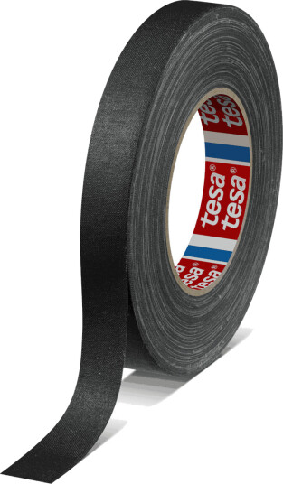 TESA 4671 Premium matt gaffa 19mm x 50m, sort matt