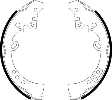 Bremsesko sett HELLA 8DB 355 003-011