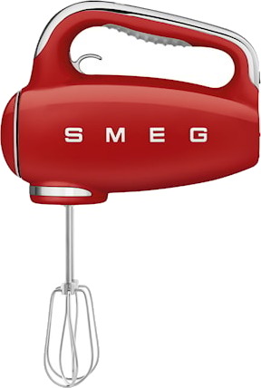 Smeg 50's Style Håndmikser 250 W med Turbofunksjon Rød HMF01RDEU