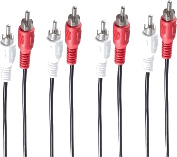 Shiverpeaks Bs40112 4 X Rca Hankjønn 4 X Rca Hankjønn 1,5 M Sort