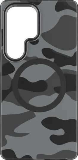 Forcell F-Protect Levels Dual Layer 4D Deksel for Samsung Galaxy S25 Ultra - MagSafe-kompatibel - Svart Camo