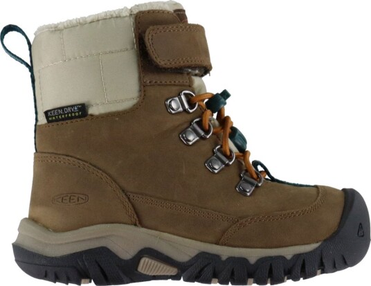 KEEN Vintersko Tex Kanibou WP Dark Jordstekte pekannøtter KEEN 25/26 Vinterstøvler Beige Brun 25 26