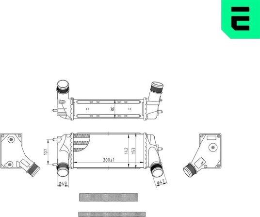 Intercooler ERA 672094