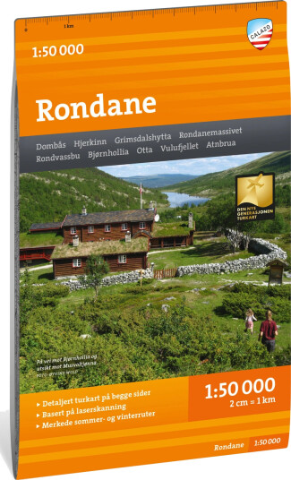 Calazo Turkart Rondane 1:50 000