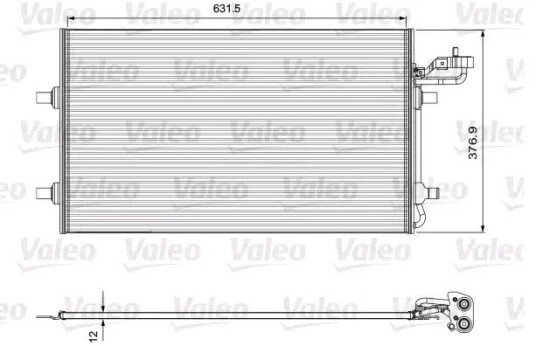 Kondensator VALEO 814324 Kondensator VALEO 814324