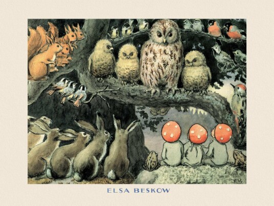 Poster   Elsa Beskow Illustration