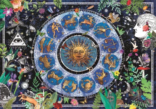 Clementoni Puslespill 1000 Brikker Astrologisk Kart