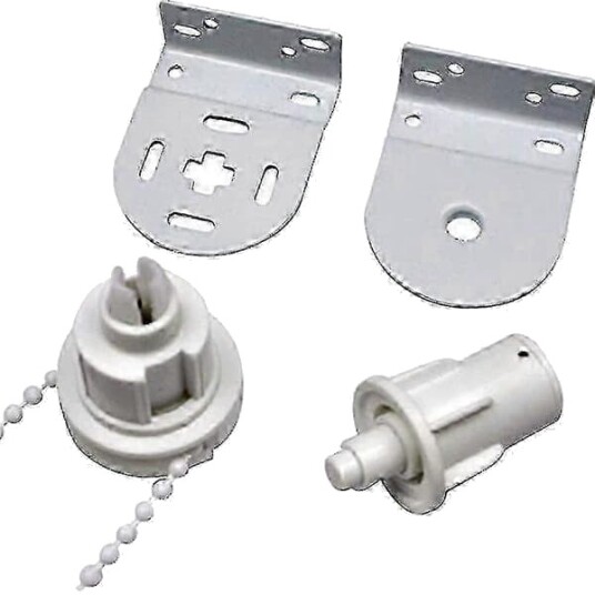 30 mm Reparasjonssett for Rullegardiner med Metallbraketter og Kulekjede Reservedeler for Vindusgardiner