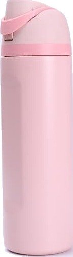 Vannflaske 24oz Rose Quartz FreeSip i Rustfritt Stål Rose Quartz Rosa