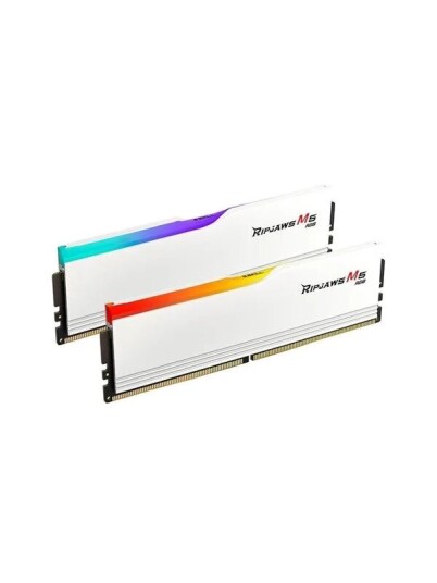 G.Skill Ripjaws M5 RGB DDR5 6800 32GB CL34 Dual Channel 2 pcs Intel XMP Hvit med RGB