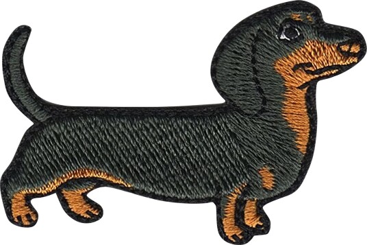 Märkbar Stoffmerke Hund Tax K-8-7