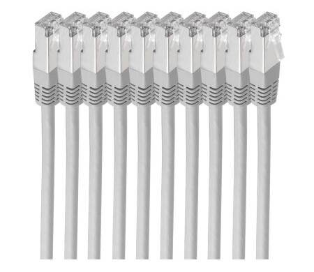 Shiverpeaks Bs75713-H-Set10 3 M Cat6 S/Ftp (S-Stp) Rj-45 Rj-45 Grå