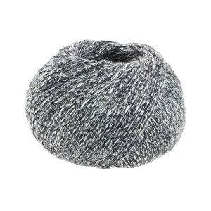 Lana Grossa Cara Garn 16 Sort/Natur Lana Grossa Cara Garn 16 Sort/Natur