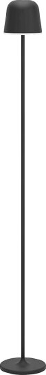 EGLO Gulvlampe Mannera L Svart/stål Svart Gulvlamper