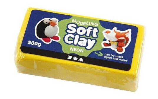 Creativ Company Soft Clay - Yellow 500gr.
