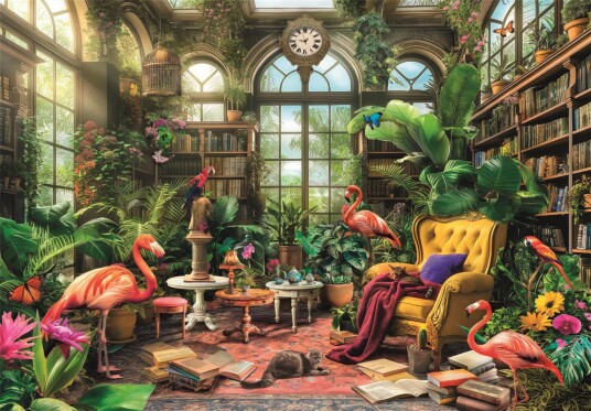 Clementoni Puslespill 1000 Brikker The Greenhouse Library