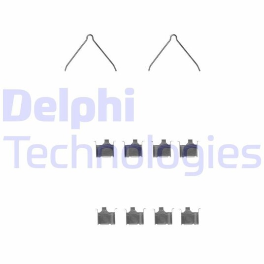 Tilbehørsett, skivebremse belegg DELPHI LX0229
