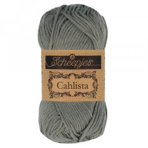 Scheepjes Cahlista Garn Unicolor 242 Metal Grey Scheepjes Cahlista Garn Unicolor 242 Metal Grey
