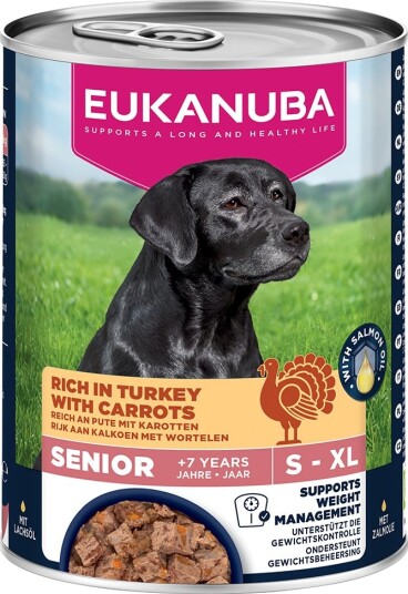Eukanuba Våtfôr Senior Rik På Med Gulrøtter Sparepakke Kalkun 24 X 400 G Eukanuba Våtfôr Senior Rik På Med Gulrøtter Sparepakke Kalkun 24 X 400 G