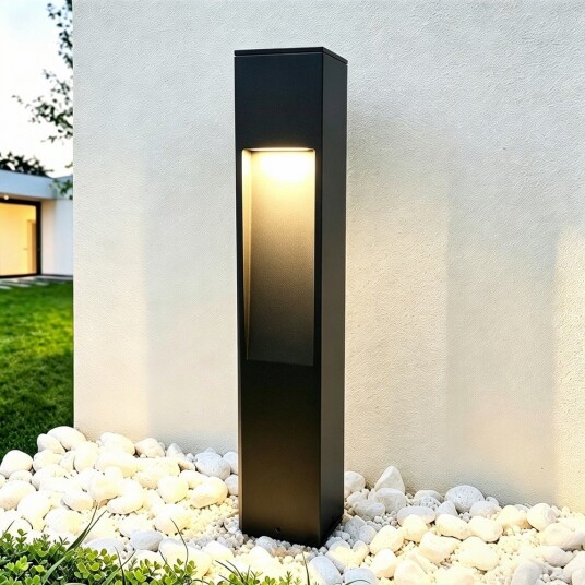 Sort hagelampe   13W 100 cm IP65 utendørs inkl. lyskilde   Kulør : Varm