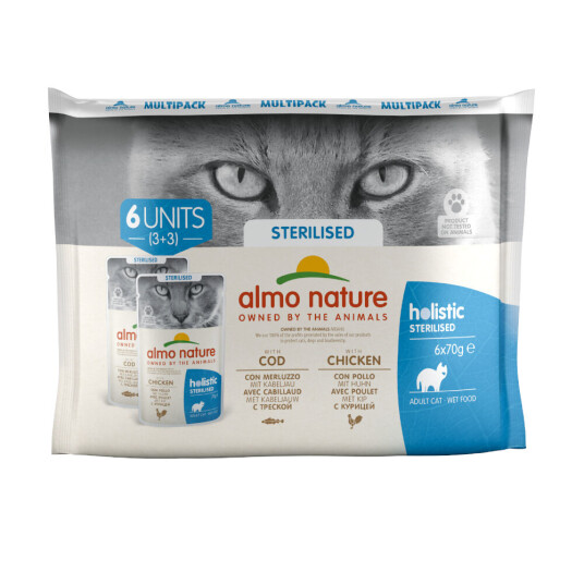 Holistic Sterilised Kylling & Torsk 6 X 70 G Holistic Sterilised Kylling & Torsk 6 X 70 G
