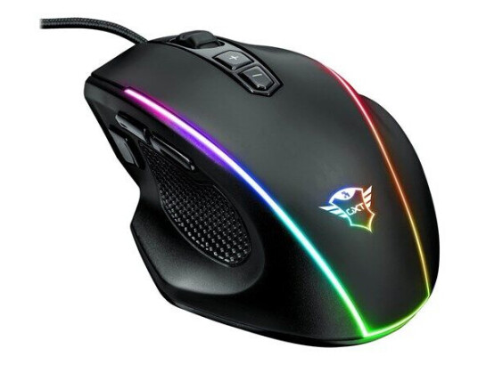 Trust GXT 165 Celox RGB Gaming Mouse - Mus - Optisk - 8 - Svart