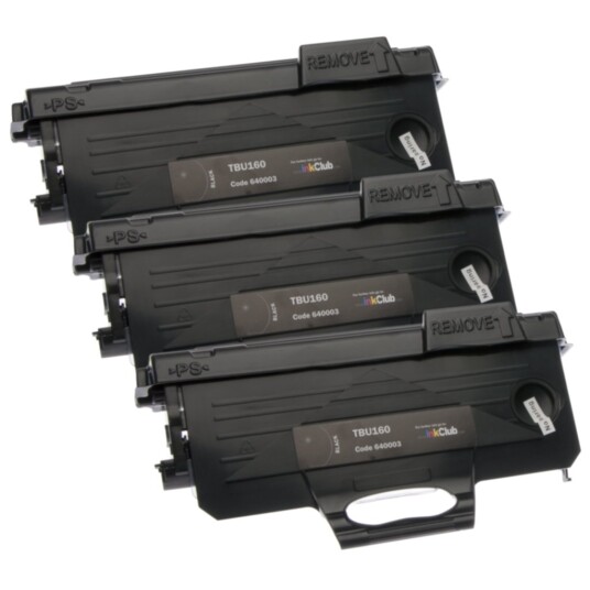 inkClub TBU160-3 3 pk. sorte toner