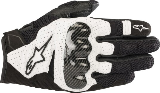 MC-Hansker Alpinestars SMX-1 Air V2 Sort/Hvit 3XL MC-Hansker Alpinestars SMX-1 Air V2 Sort/Hvit 3XL