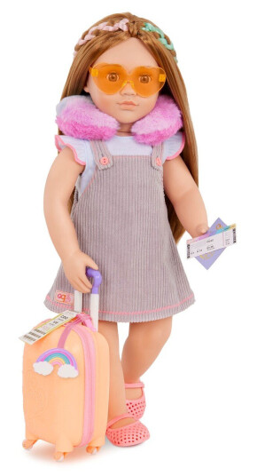 Our Generation suitcase set rainbow 735345