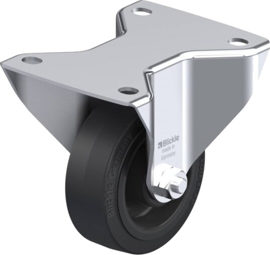 Blickle 683466 Bk-Poev 100Xr-3 Faste Hjul Hjuldiameter: 100 Mm Bæreevne (Maks.): 200 Kg 1 Stk