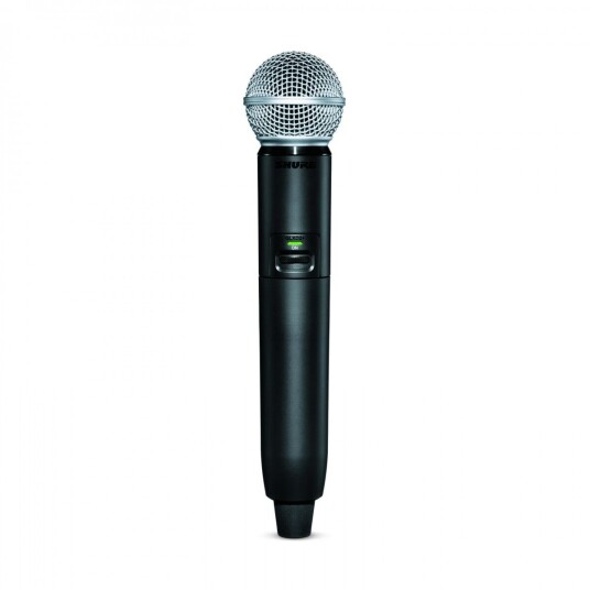 Shure GLXD2+/SM58 Digital Wireless Handheld Microphone Transmitter Shure GLXD2+/SM58 Digital Wireless Handheld Microphone Transmitter