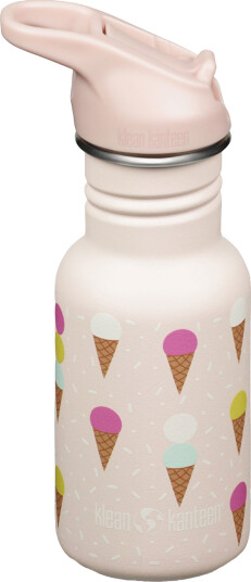 Klean Kanteen Kid Classic Narrow Flip drikkeflaske 355 ml, ice cream